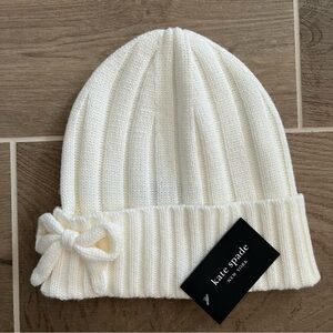 Kate Spade Cream Knit Beanie